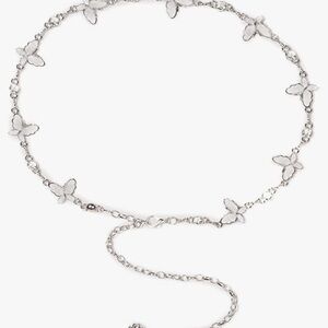 Womens Metal Chain Belt O-Ring Waist Band Dress Decorated Waist Belt